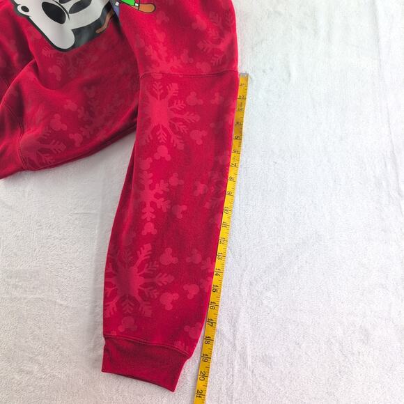 Disney MickeyMouse ChristmasCrewneck AntlersTangled Lights Sweatshirt Women's2XL - Picture 7 of 8